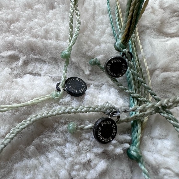 Pura Vida | 3 Pack Palm, Wave, Shoreline Bracelet Set | One Size - Picture 5 of 5